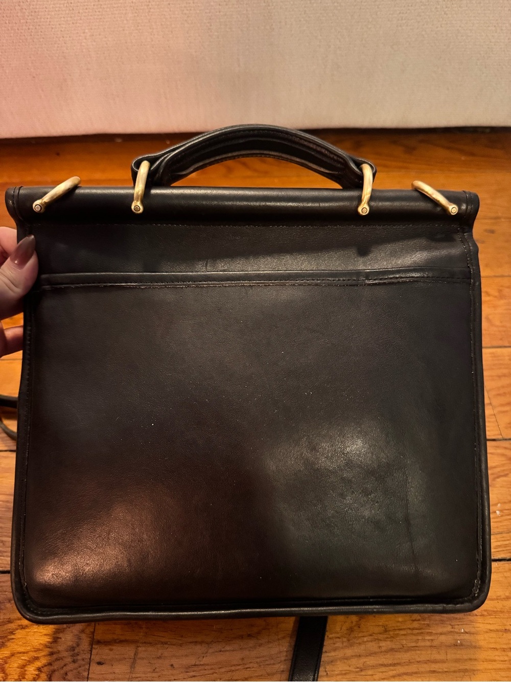 Vintage Coach Willis Crossbody Bag Black 9927 USA made - Picture 5 of 9